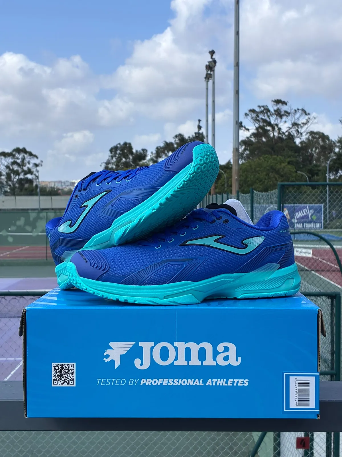 Joma Electric Agile · Azul e turquesa